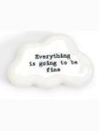Charm Cloud Pebble 1.5"  White Porcelain   E6740-un
