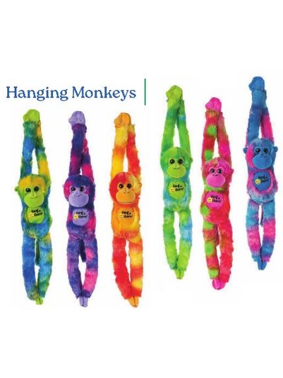 Hanging Monkeys 20" Tie Dye  4141X8HIT