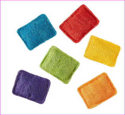 Multipurpose Loofah Scrubber - RubBits Mixed Colors 