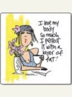 Coaster 02-02918 Love My Body 4x4" 