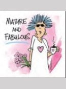 Coaster 67828 Mature And Fabulous 4x4" 