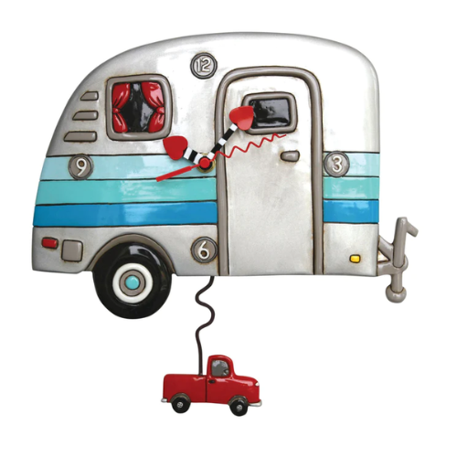 Wall Clock - Camper Happy - P1658 