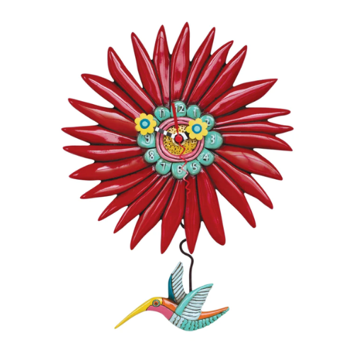 Wall Clock - Humming Around - Hummingbird - P1408 