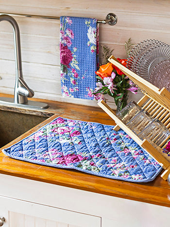Drying Mat - Periwinkle -  O0403671 -  16X21 Cottage Rose 
