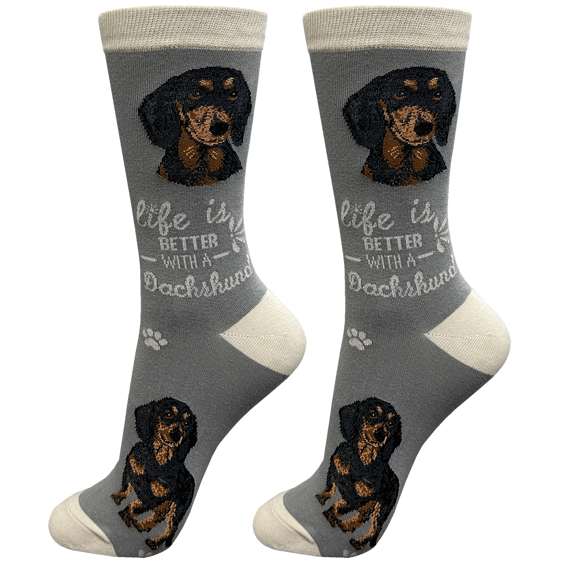 Socks  Dachshund Dog   Black 840-14 