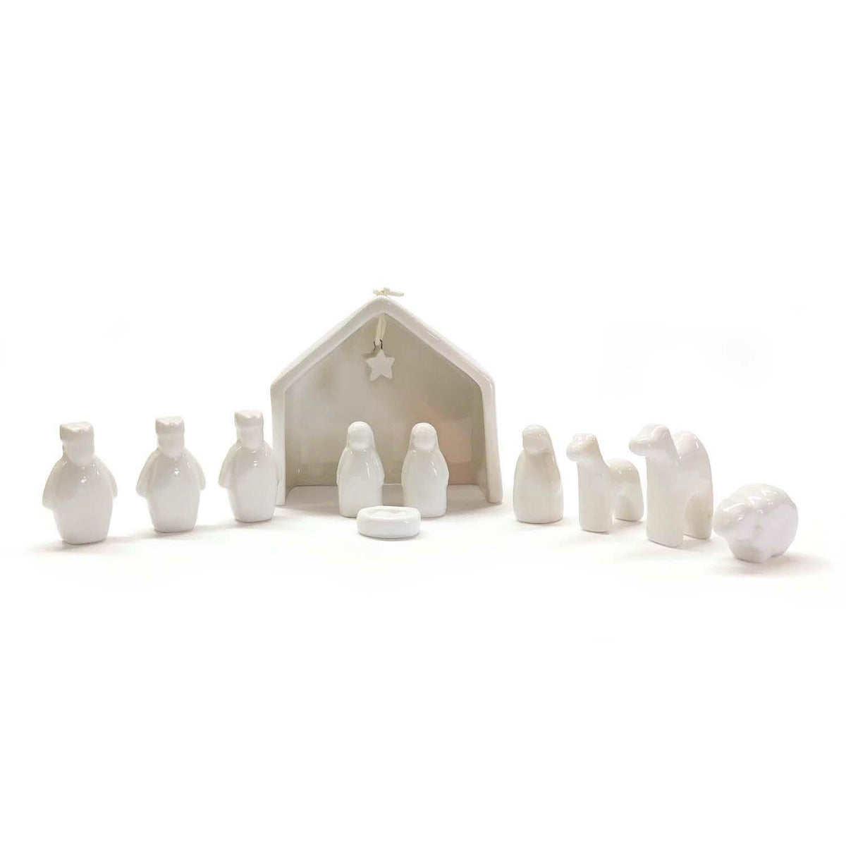 Miniature Nativity Set&nbsp; 11Pc In Gift BoxE1548
