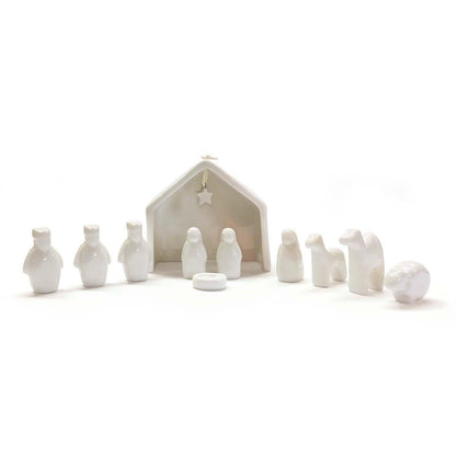 Miniature Nativity Set&nbsp; 11Pc In Gift BoxE1548