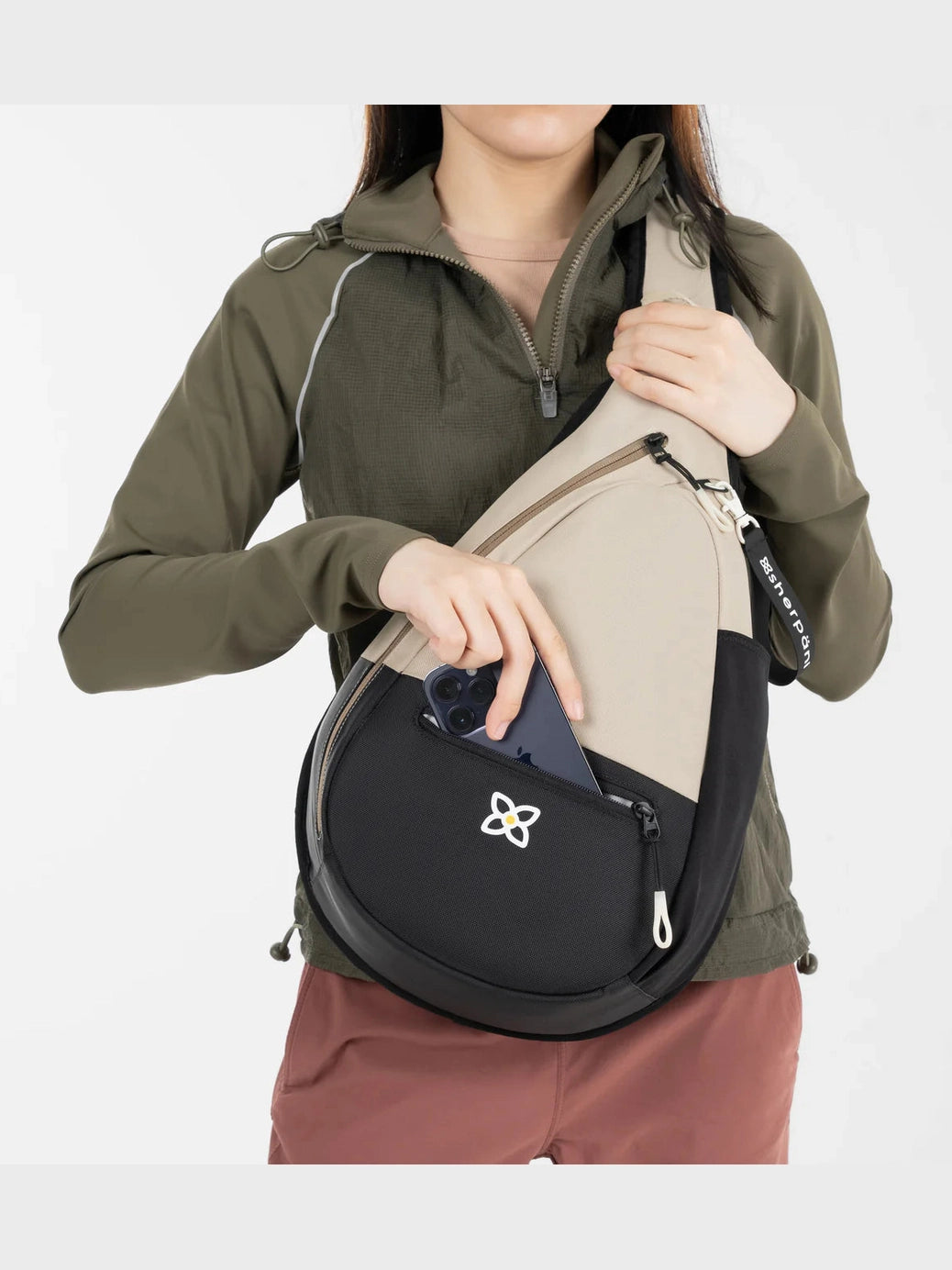 Back Pack Espirit  Con Leche Beige 10l Travel Bag Rfid 24480