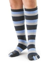 Women's&nbsp; Toe Sock Denim Blue Stripe Ft130