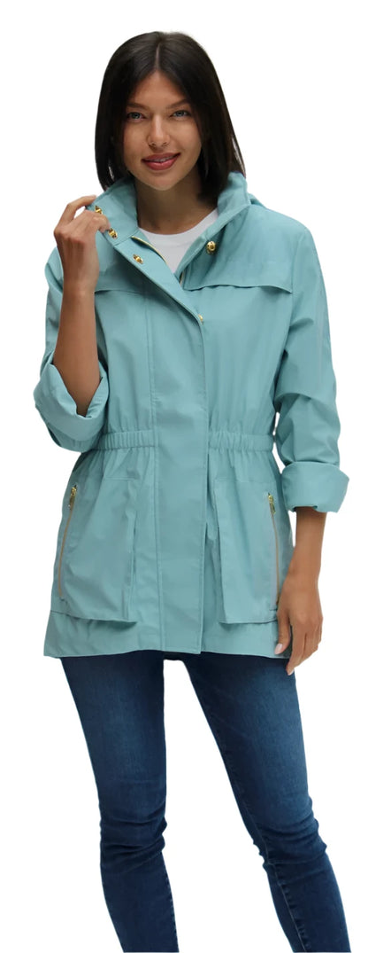 Rain coat  Wind breaker Water Proof   ETHER  BLUE/GREEN    Kasia 