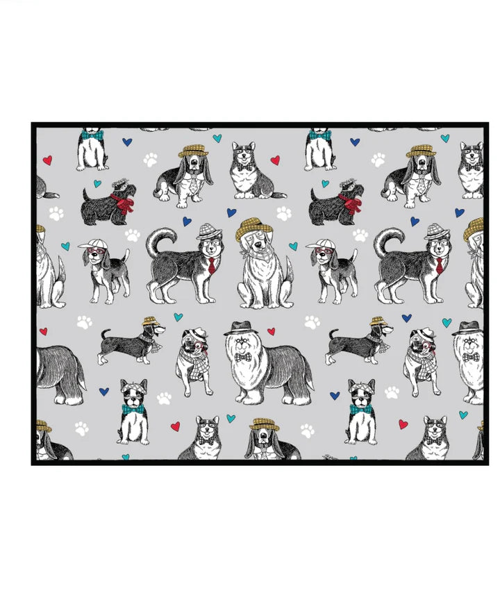 Drying Mat Micro Fiber Counter Top Dogs R7914 