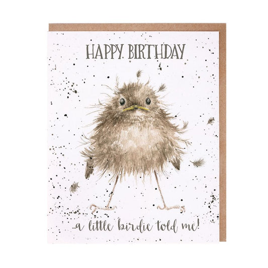 Card - AOC001 - Happy Birthday - Little Birdie 