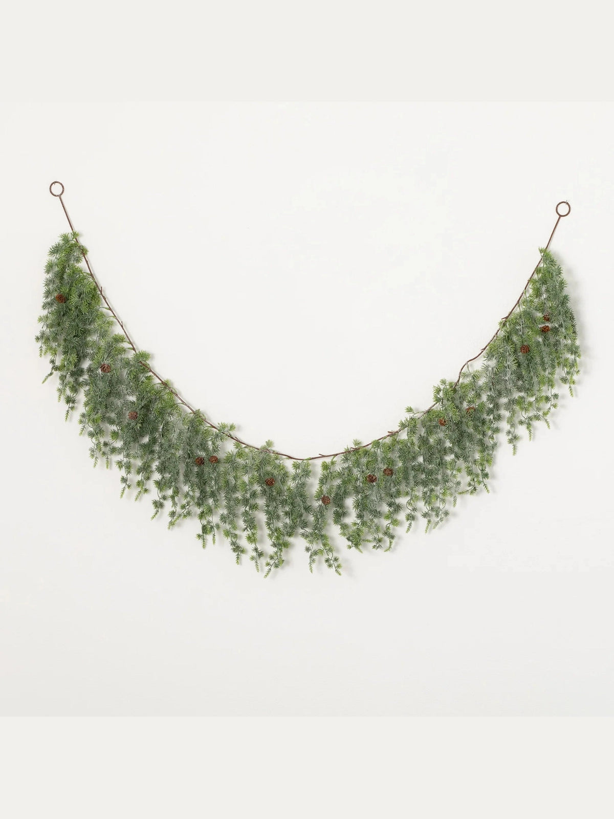 Sullivans- Garland 6' Frosted Pine Christmas Strand Gd1616