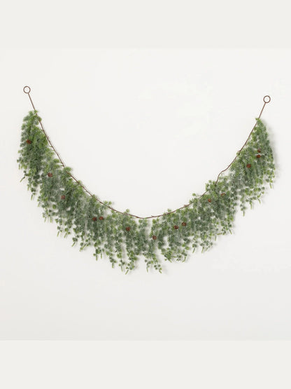Sullivans- Garland 6' Frosted Pine Christmas Strand Gd1616