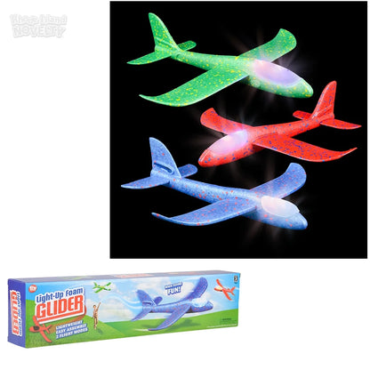 Foam Glider Light Up 3 Colors 18" Tgdledgl