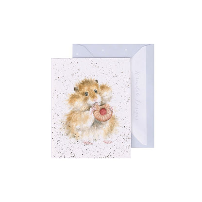 Gift Enclosure Card Ge053 The Diet Starts Tomorrow Hamster 