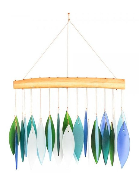 Glass Chime Ocean Breeze 11x14" Geblueg599