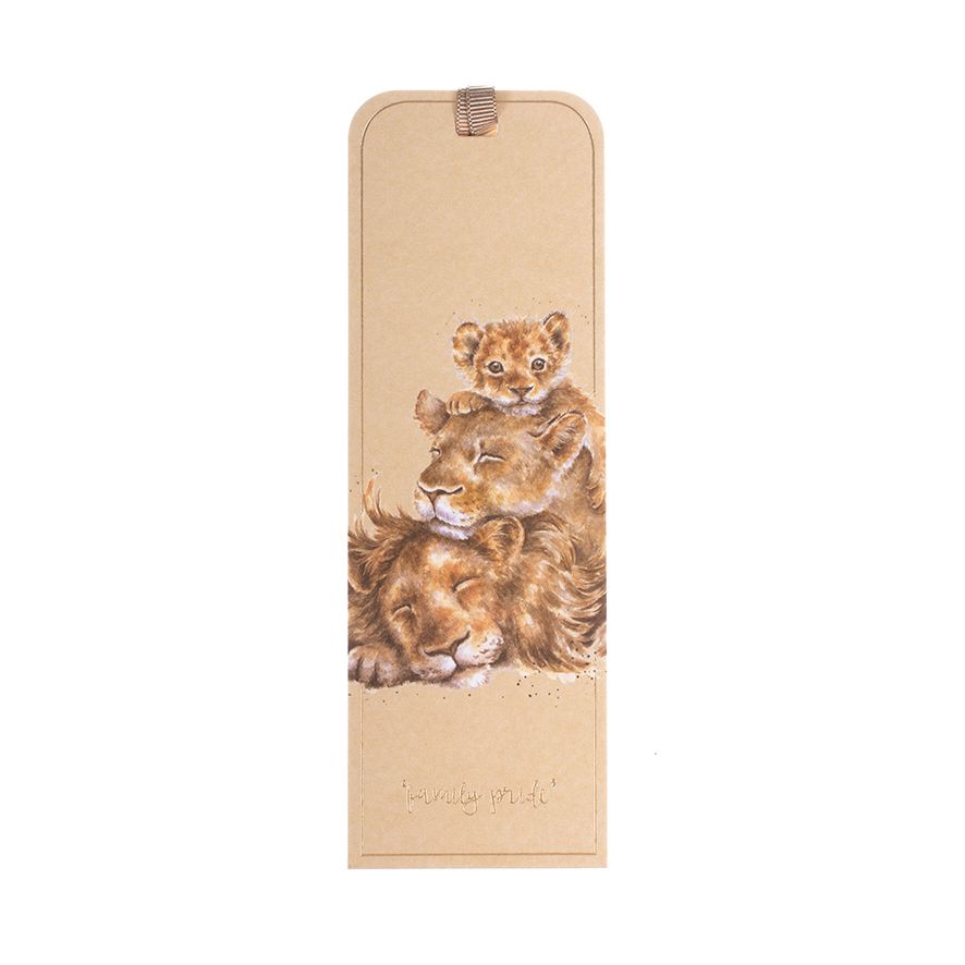 Wrendale Bookmark - Family Pride Lions - 023 