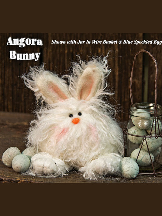 Bunny Small Fluffy White 8" tDA74486SM