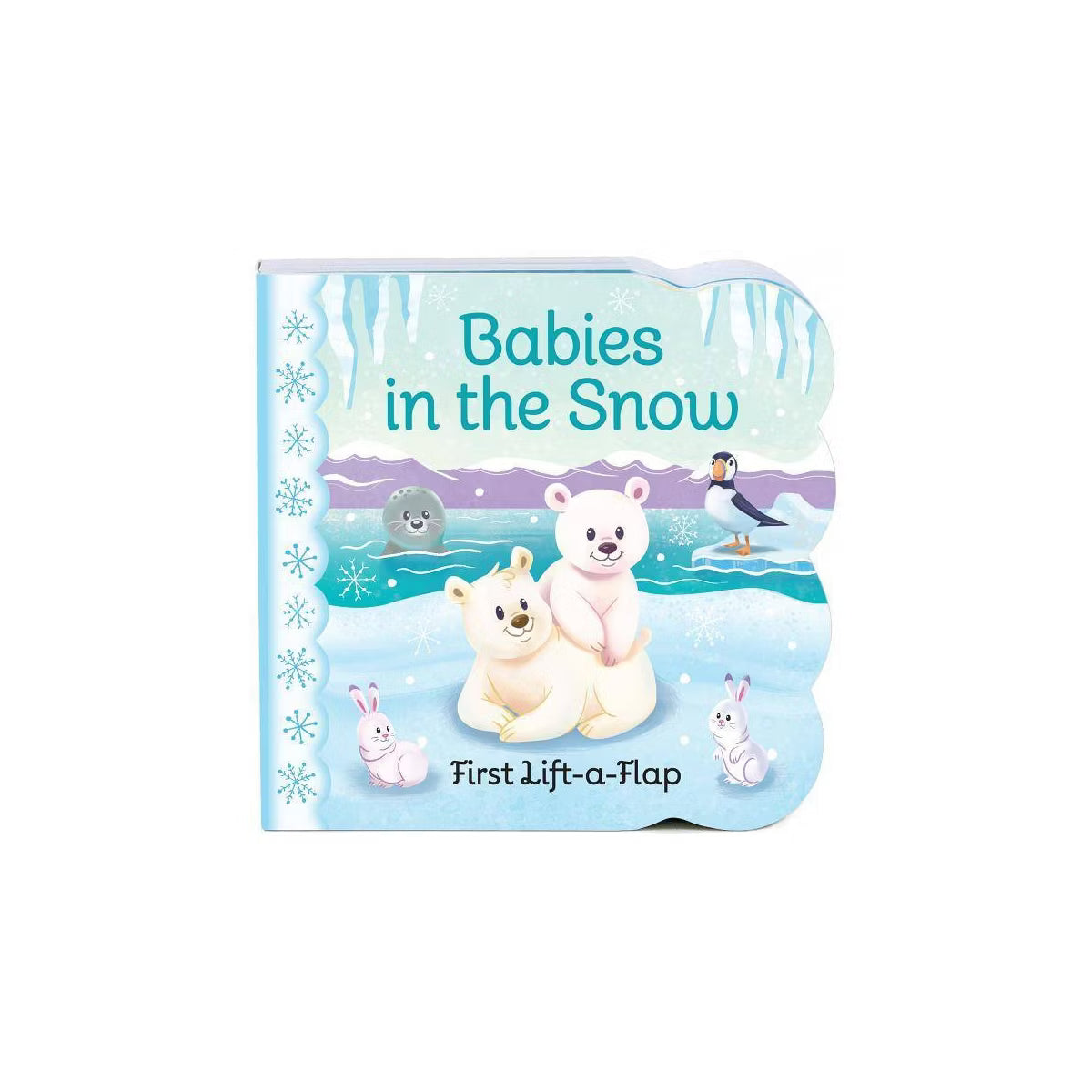 House Of Marbles-Book&nbsp; Babies In The Snow&nbsp; Lift A Flap Children's 390811