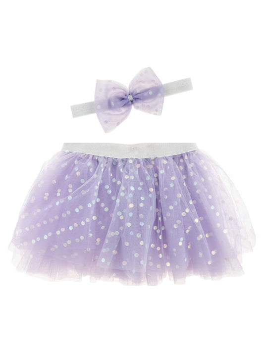Headband/Tutu Lilac Large Children's Sj1273-14