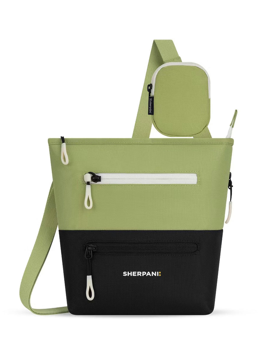 Crossbody Bag Sadi Palm Removeable Coin Purse Green/Black ss26