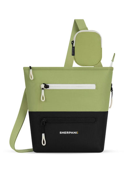Crossbody Bag Sadi Palm Removeable Coin Purse Green/Black ss26