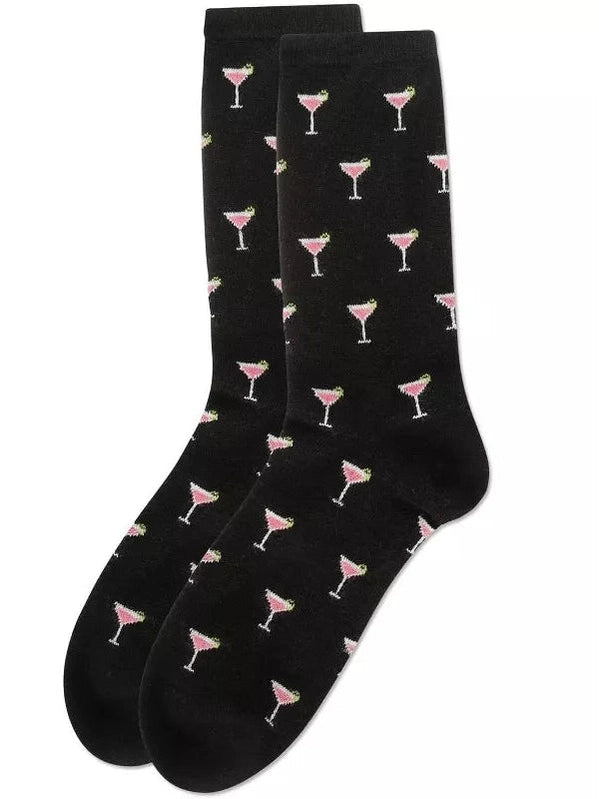 Women's Sock Black Cosmo Cashmere Crew 4-10 Gift Pack   Mcl08092