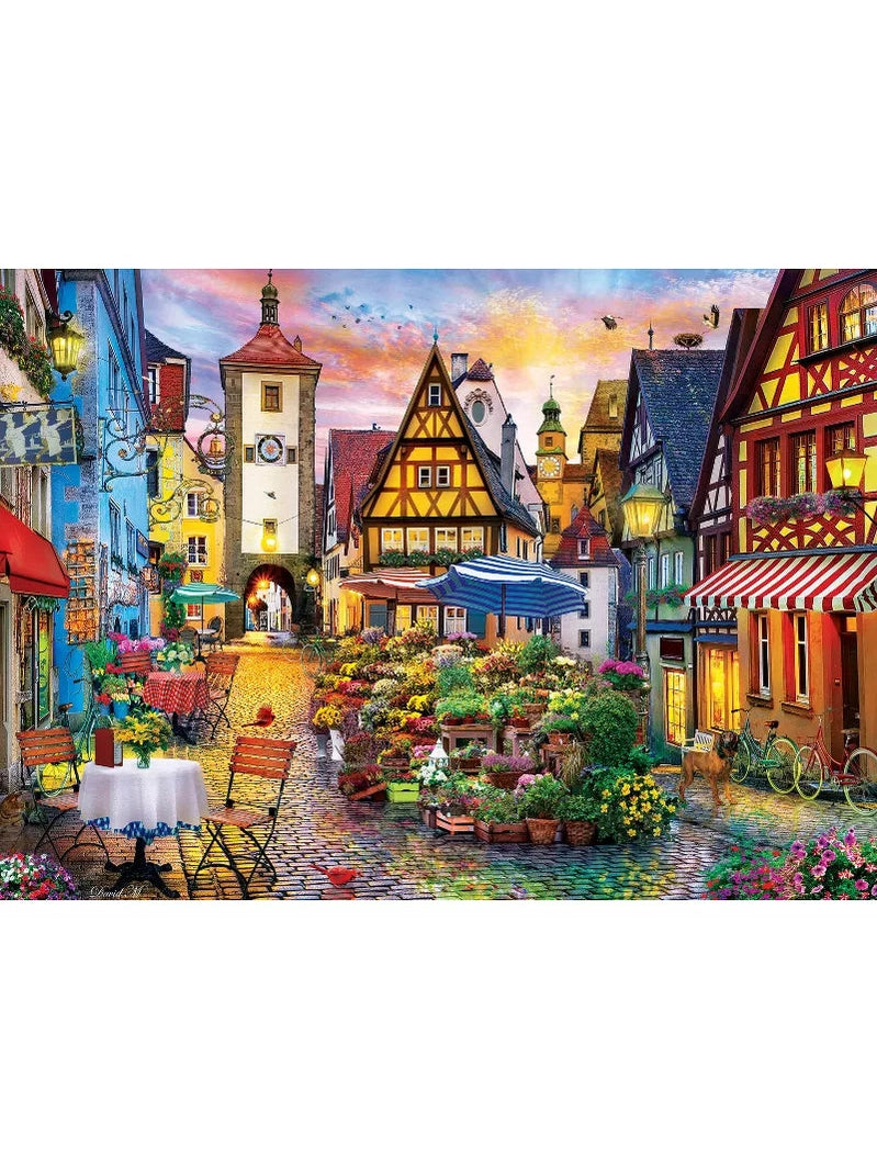 Puzzle 1000 Pc  Color Scapes Bavarian Flower Market 72120 