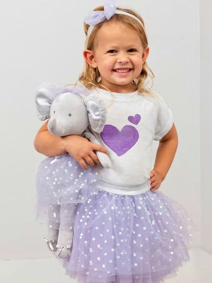 Headband/Tutu Lilac Large Children's Sj1273-14