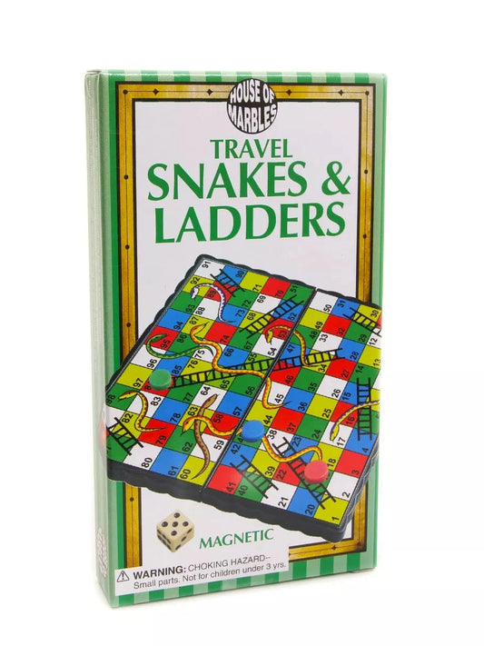 Game Snakes &amp; Ladders&Magnetic Travel Size 009117