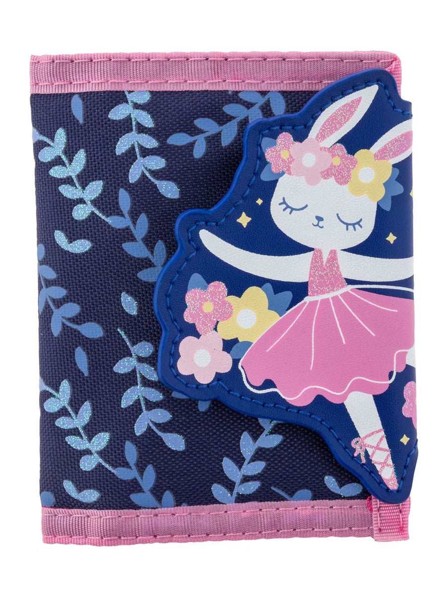 Wallet Blue/Pink Ballerina Bunny Children's Sj-5201-15