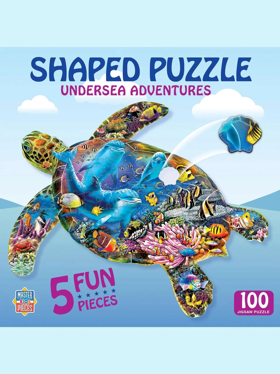 Puzzle 100Pc Shaped Under Sea Adventures Children's  12543 
