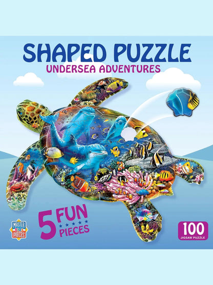 Puzzle 100Pc Shaped Under Sea Adventures Children's  12543 