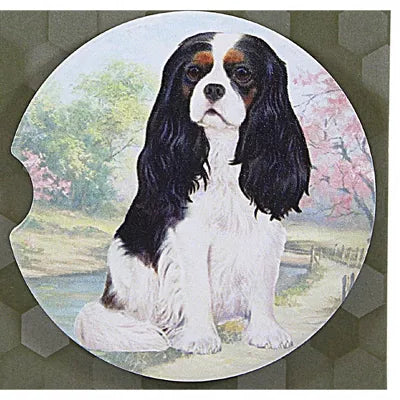 Car Coaster Cavalier King Charles Dog 233-19 