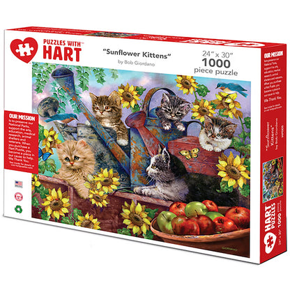 Puzzles Sunflower Kittens HP005