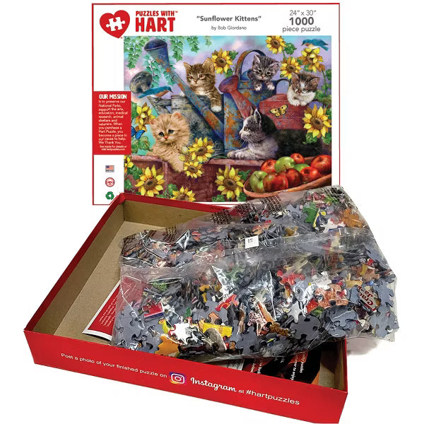 Puzzles Sunflower Kittens HP005