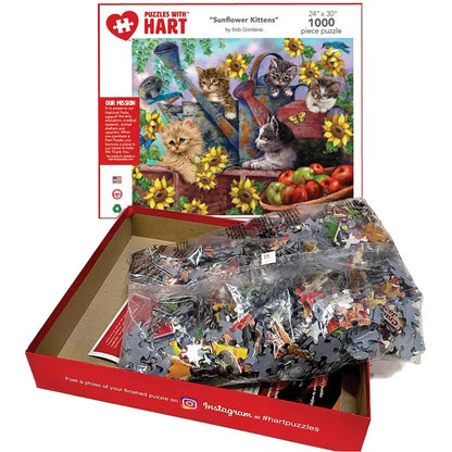 Puzzles Sunflower Kittens HP005