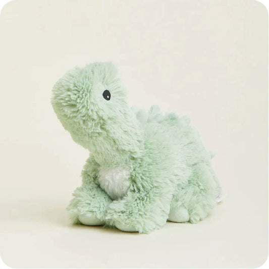 Warmies  Green Long Neck Dinosaur - Heatable Stuffed Animals 