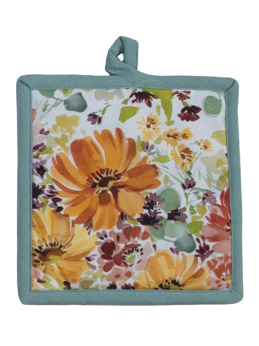 Pot Holder Autumn Joy Floral 8"x8" H6862