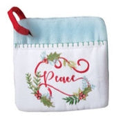 Oven Pocket Mitt Christmas Peace H7212