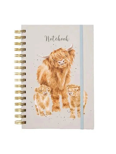 Spiral Notebook (Small) HB028&nbsp; Highland Cow Coo