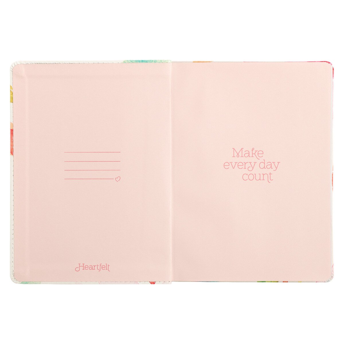 Notebook Make Every Day Count Pink Daisies Hfjl615 