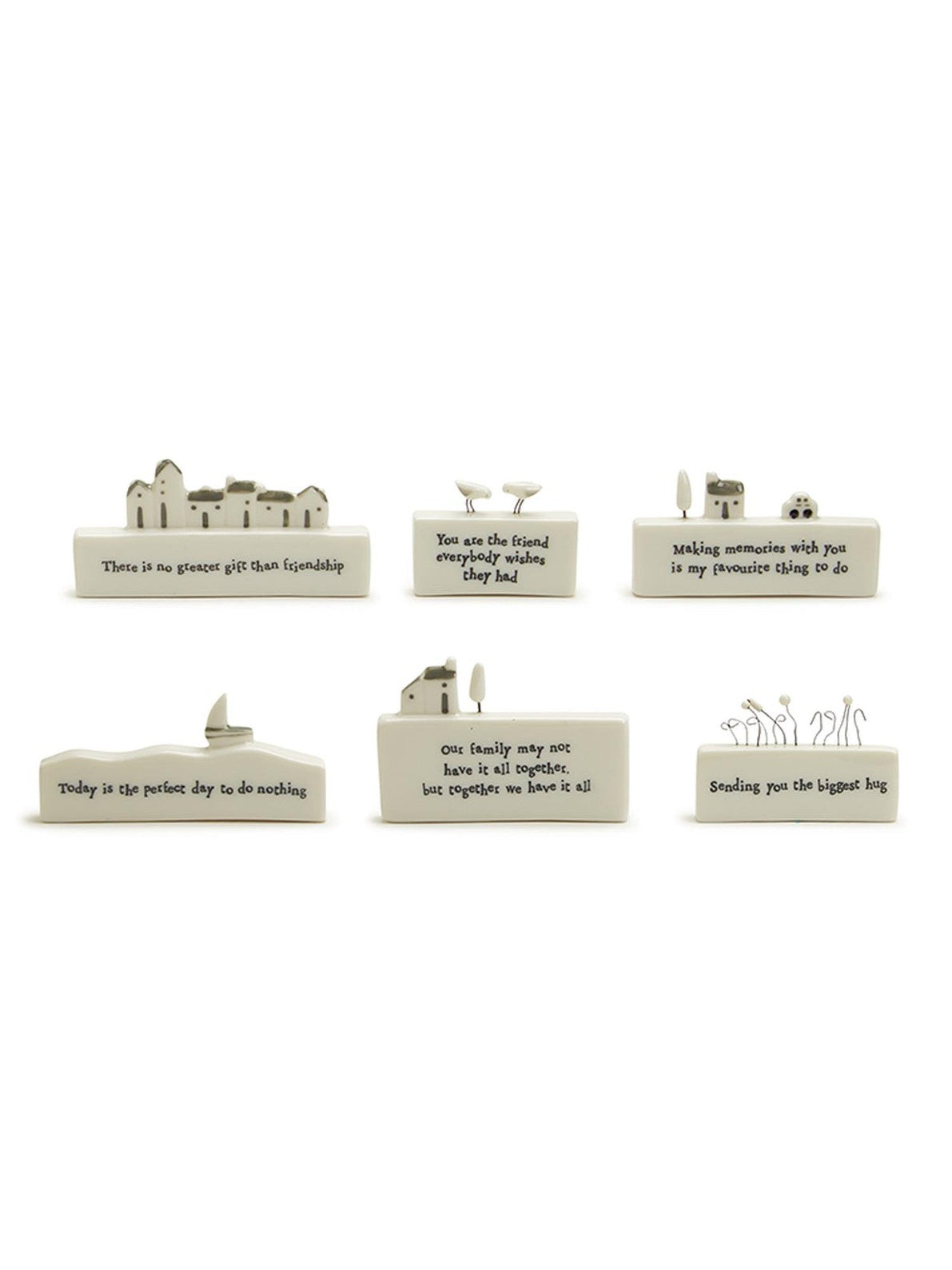 Decorative Blocks In Gift Box 3 Sizes 6 Saying's E5560-un