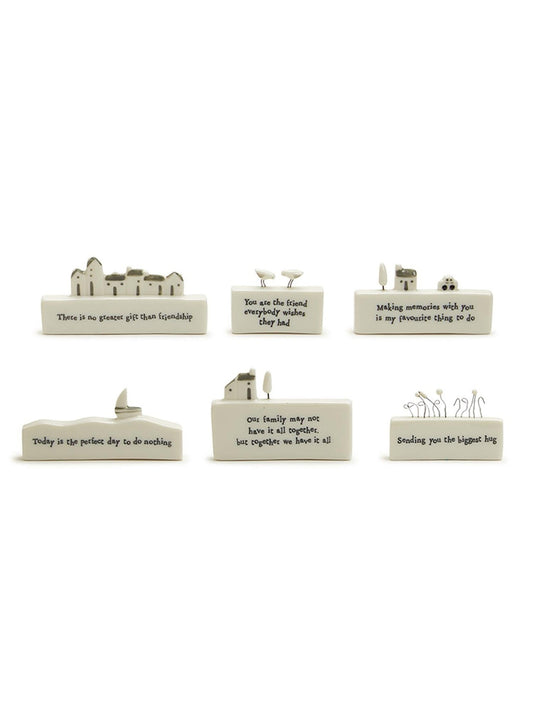 Decorative Blocks In Gift Box 3 Sizes 6 Saying's E5560-un