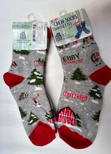 Children's Christmas Socks - Country Christmas 