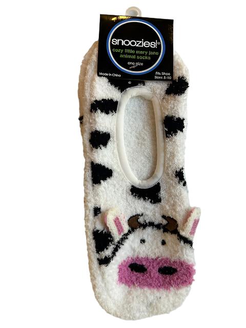 Slipper Socks - Cow 