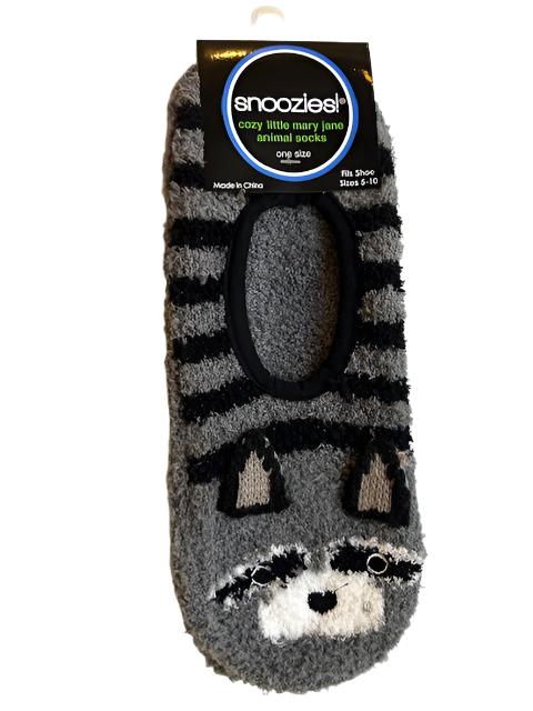 Slipper Socks - Racoon 