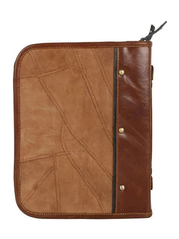 Bible Case  Brown  Medium Upcycled Leather Brmd