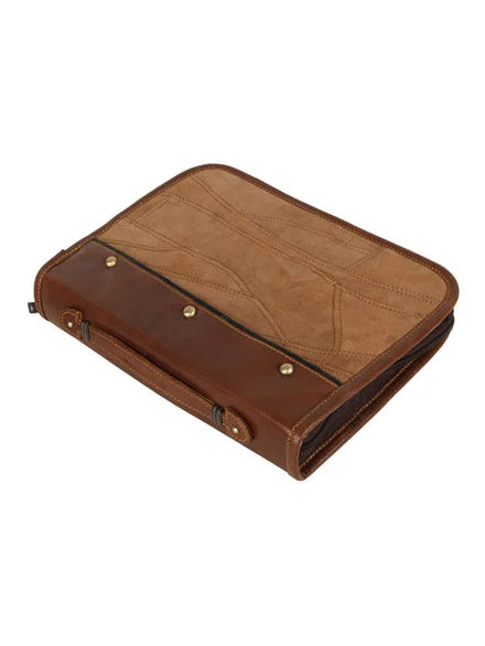Bible Case  Brown  Medium Upcycled Leather Brmd